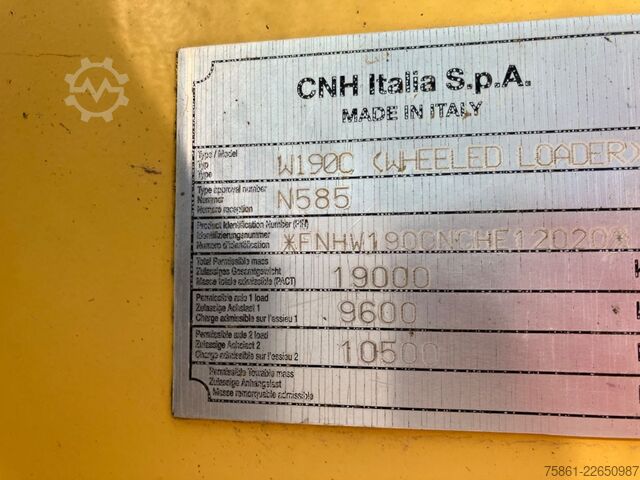 Wiellader NEW HOLLAND WA 190