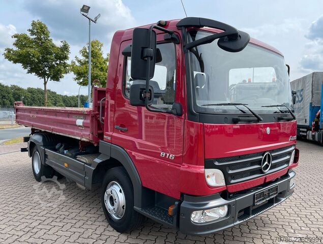 Sklápěcí dodávka MERCEDES-BENZ Atego 816 BB/ Meiller/ 2x AHK/ Org. KM/ NL 3.1 t