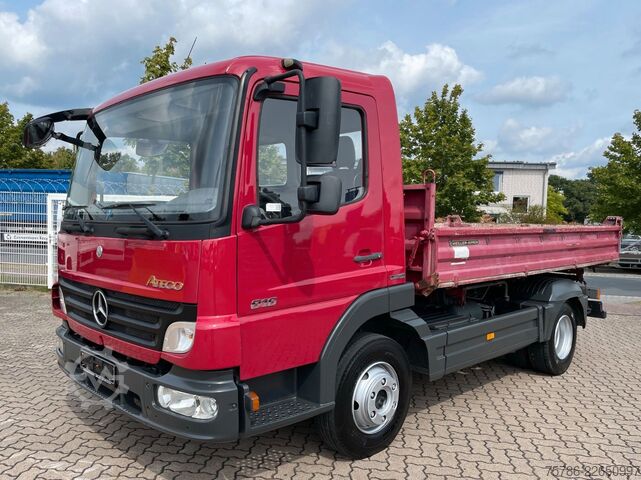 Sklápěcí dodávka MERCEDES-BENZ Atego 816 BB/ Meiller/ 2x AHK/ Org. KM/ NL 3.1 t
