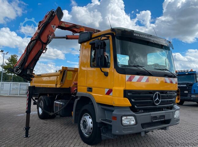 Sklápěcí vůz MERCEDES-BENZ Actros 1832 KK/ Meiller/ Atlas 105.2/ AC/K-Pedal