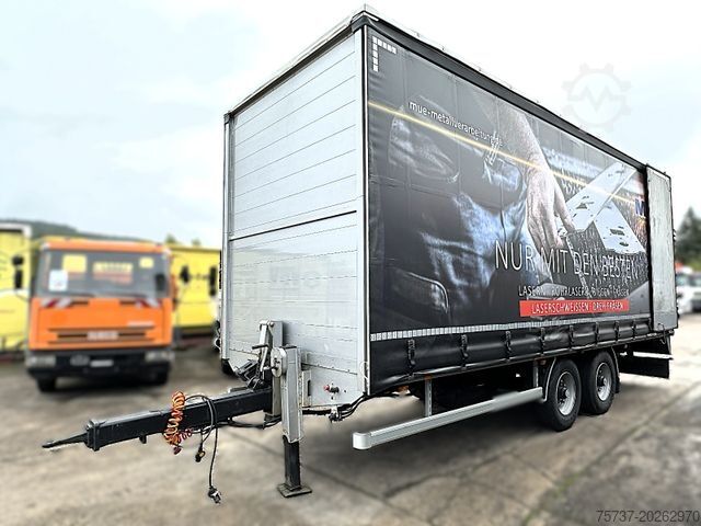 Kombi vozilo sa ceradom MERCEDES-BENZ 818 L Atego + Tandem Anhänger