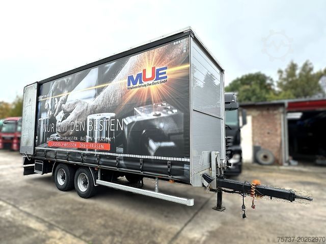 Kombi vozilo sa ceradom MERCEDES-BENZ 818 L Atego + Tandem Anhänger