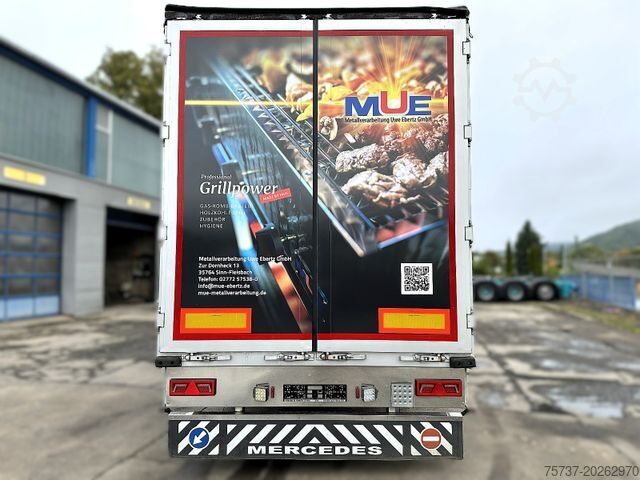 Kombi vozilo sa ceradom MERCEDES-BENZ 818 L Atego + Tandem Anhänger