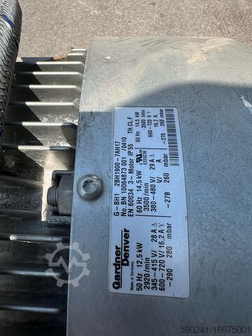 Vakum pompası Garden denver G-BH1 2BH1900-7AH17