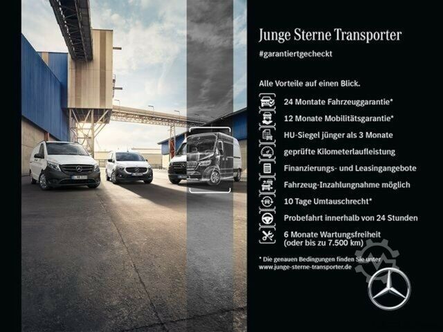 Βαν με κουρτίνα πλευράς Mercedes-Benz Sprinter 319CDI DOKA,Allrad,Automatik,LED