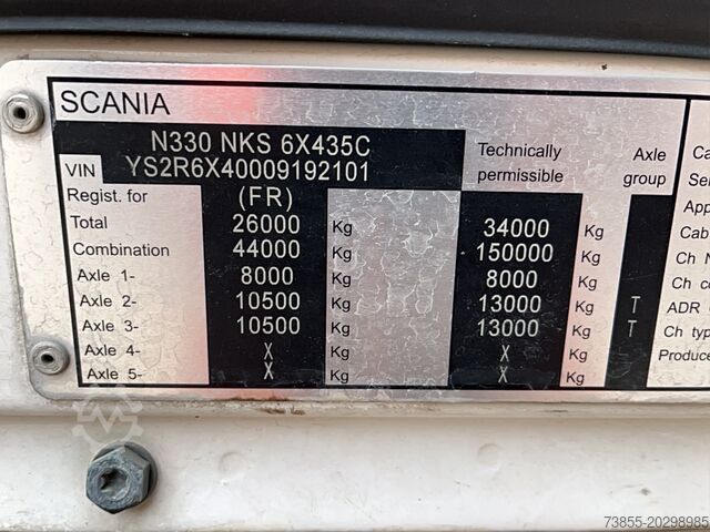 Τρακτέρ Scania R 580 HIGHLINE 6x4 150 Ton max cap