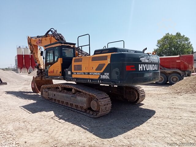 Bager za rušenje Hyundai HX380L with 20m longfront and excavation boom