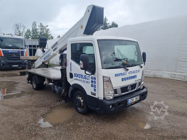 Kamyona monte hava çalışma platformu Isoli PT200 on Nissan NT400