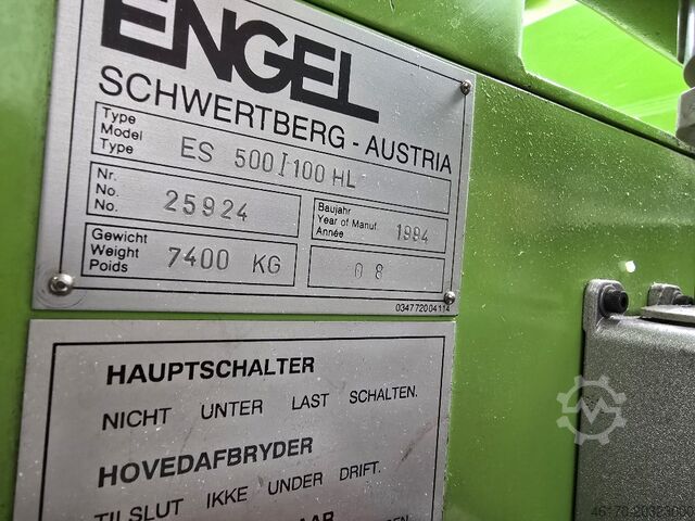 Spuitgietmachine Engel ES 500 100 HL