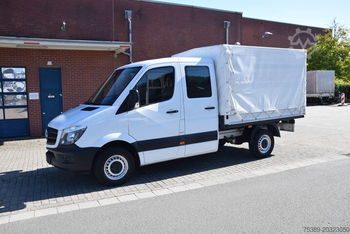 Pritschenwagen Mercedes-Benz Sprinter  314 CDI Pri Plane Doka 7-Sitze Klima