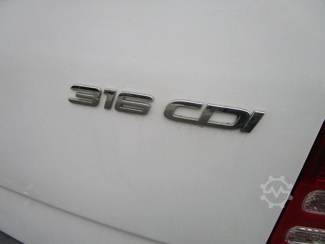 Højt tag varevogn MERCEDES-BENZ Sprinter 316 CDI *MAXI+KLIMA+AHK+3-Sitze+Euro6*