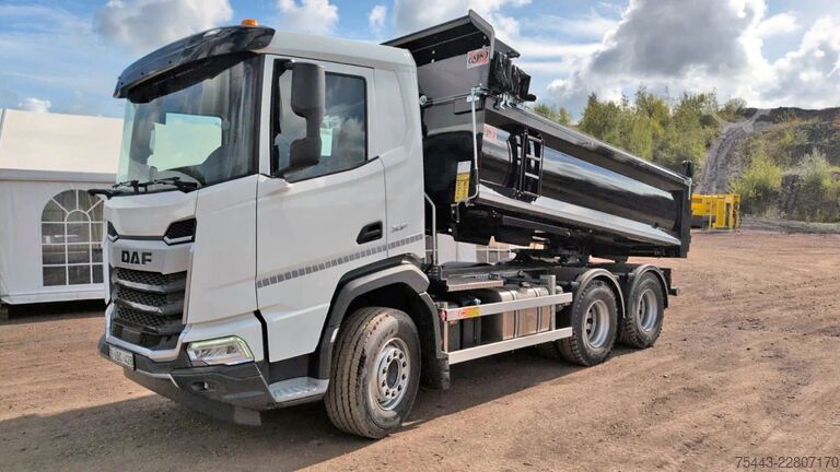 Kipper DAF XF 480 FAT - 6x4 ST961 - Robust bumper – kipper...