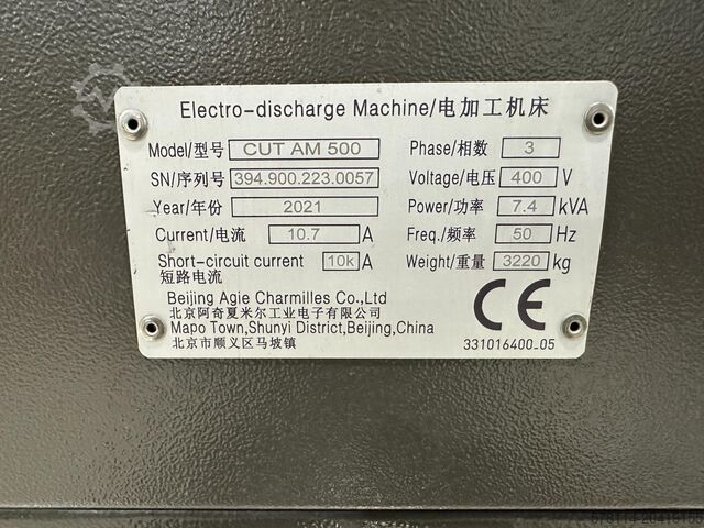 Draad Eroding Machine AGIE CHARMILLES CUT AM 500