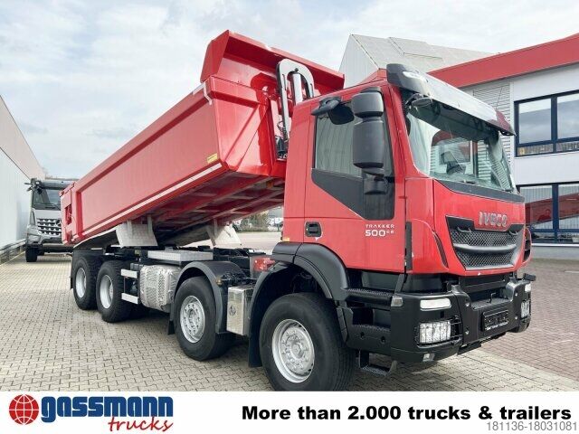 Samochód do zadań specjalnych Iveco Trakker AD410T50 8x4, Stahlmulde ca. 16m³, hydr.