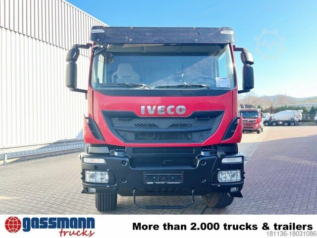 Samochód do zadań specjalnych Iveco Trakker AD410T50 8x4, Stahlmulde ca. 16m³, hydr.