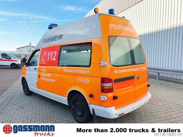 Tűzoltóautó Volkswagen T5 2.5 TDI 4x2, Krankenwagen