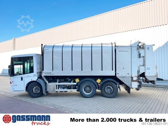 Camión de la basura Mercedes-Benz Econic 2629 LL 6x2/4 NLA, EEV, Lenkachse, FAUN