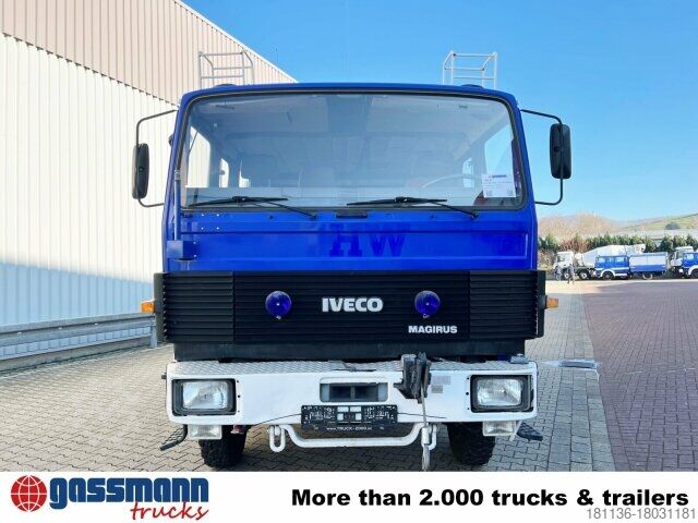 Vrachtwagen met bakwagen Iveco 120-23 AW 4x4 Doka, V8-Motor, Mannschaftswagen 16