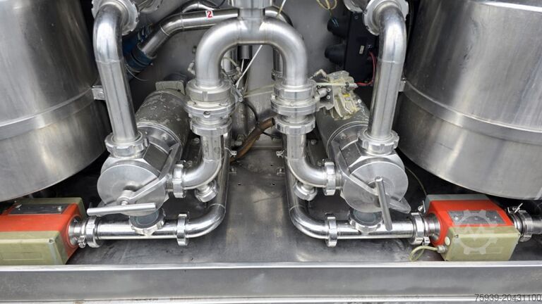 Tartálykocsi MAN TGA 26.350 6x2  Schwarte Doppelmessanlage