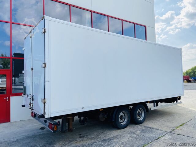 Boxtrailer Tang, Karl K105  Tandem Kofferanhänger vorn Durchladbar