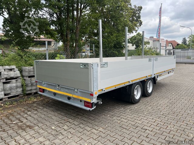 Åben trailer Möslein THT 14,4 G 6,2 L  14,4 t Tandem- Pritschenanhänger- Tieflader