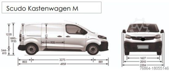 Furgon blaszak FIAT SCUDO M BLUEDHI 120 6-GANG