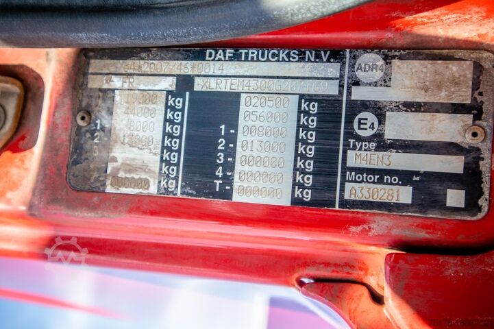 Standard-SZM DAF CF480+56 ton+Big Axle+Intarder+hydr.