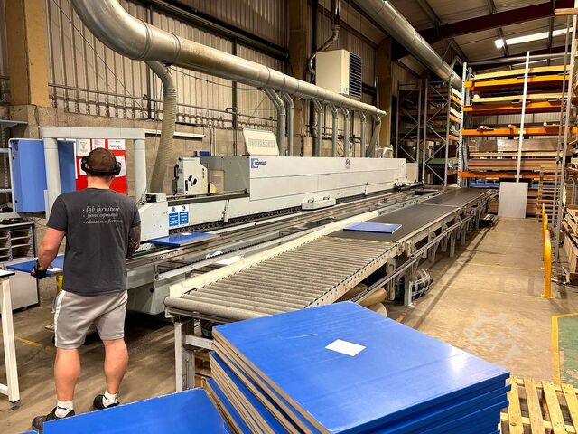 Edge banding machine with return system Homag KAL 310 + TFU 140