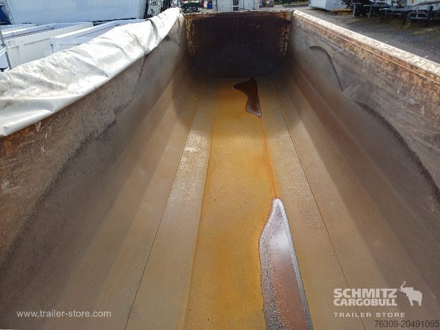 Tipper semitrailer Langendorf Kipper Stahlrundmulde 24m³