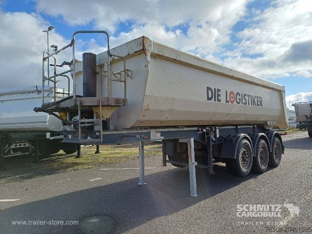 Tipper semitrailer Langendorf Kipper Stahlrundmulde 24m³