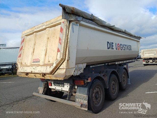 Tipper semitrailer Langendorf Kipper Stahlrundmulde 24m³