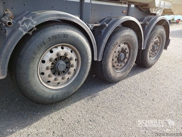 Tipper semitrailer Langendorf Kipper Stahlrundmulde 24m³