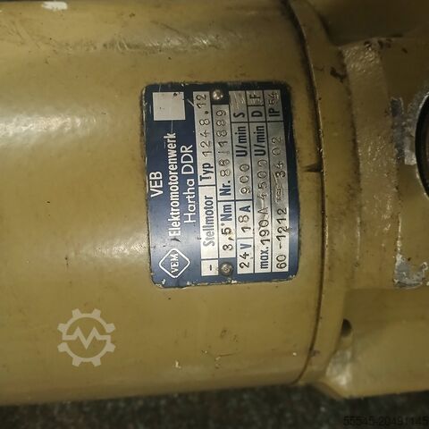 Electric motor Elbtalwerk VEB WMW MFCW Gleichstrom