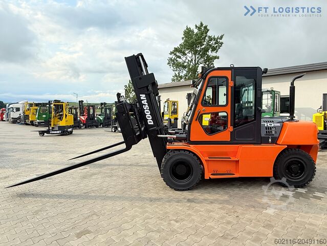 Stivuitor cu patru roți DOOSAN 70 / DUPLEX / FORK 2500MM / POSITIONER