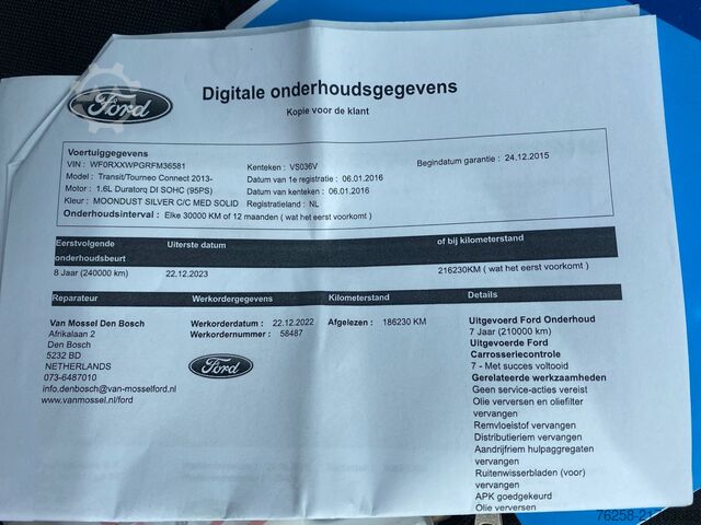 Karavan sa visokim krovom Ford Transit Connect 1.6 TDCI - Airco -  Cruise - Ca...