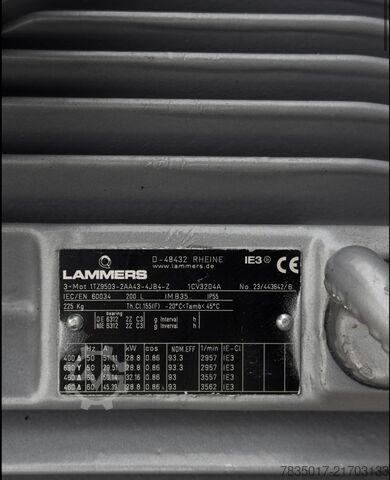 Santrifüj Su Pompası EDUR 28 kW EDUR CBL 80 200/211