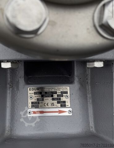 Santrifüj Su Pompası EDUR 28 kW EDUR CBL 80 200/211