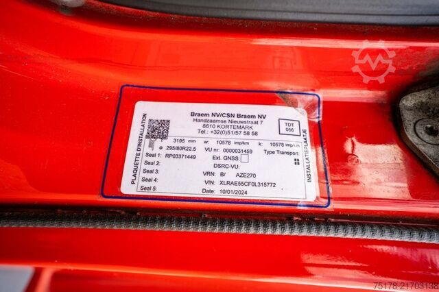 Plandeka DAF LF 55.180 +DHOLLANDIA 2.5T.
