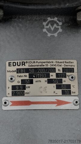 Processpump EDUR 28,8 kW EDUR CBL 50-200/200