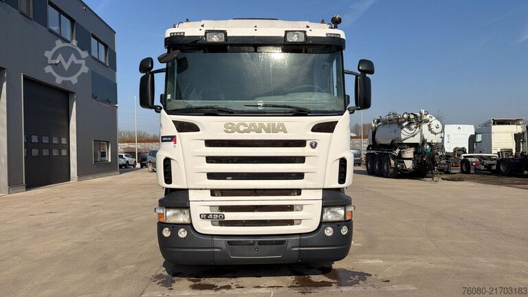Tracteur standard Scania R 420 (6X4 / PTO / HYDRAULIC / STEEL SUSP. / LA...