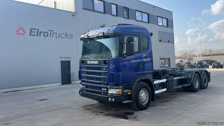 Sistema de braço de gancho Scania 124 - 470 (BELGIAN TRUCK / 6X2 / PDE / GOOD CON...