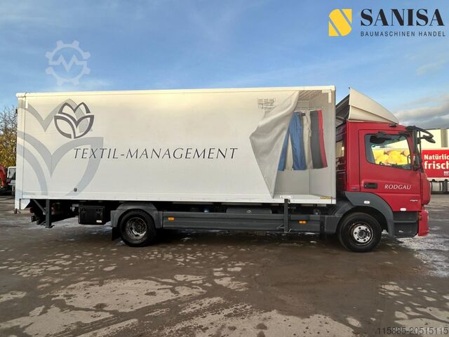 Transportín con maleta Mercedes-Benz Atego 818/918/inklusive Koffer/Hubschwinge