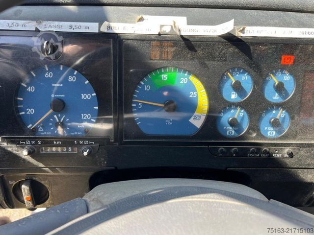 Valník MERCEDES-BENZ Atego 2528 6x2 Pritsche Heckkran Atlas 125, Funk