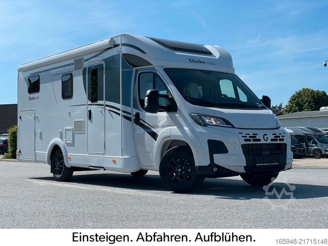 Teilintegriertes Wohnmobil GLUECKSMOBIL T 691 EB |Bestpreis| inkl. Hubbett