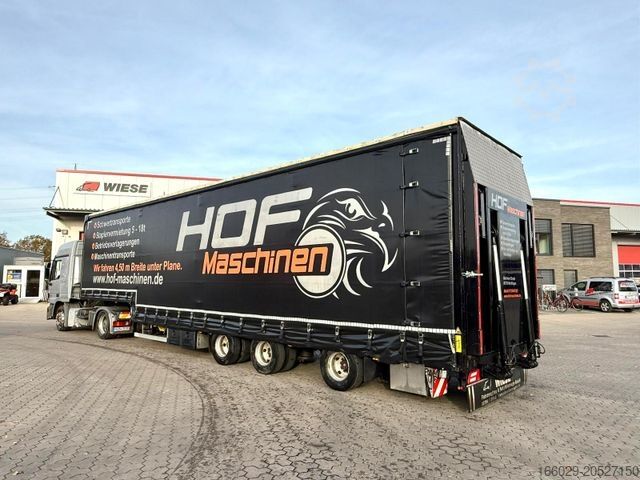 Nízkoložný návěs  Wiese 3-Achs Stufen Sattel mit Auffahrrampe 25T
