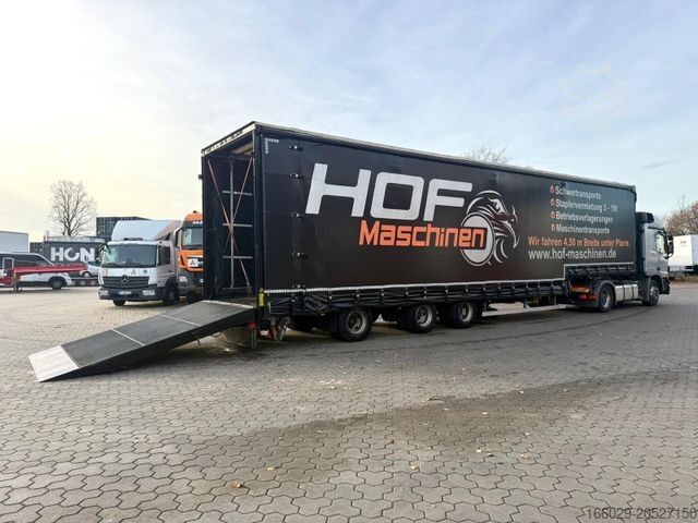 Nízkoložný návěs  Wiese 3-Achs Stufen Sattel mit Auffahrrampe 25T