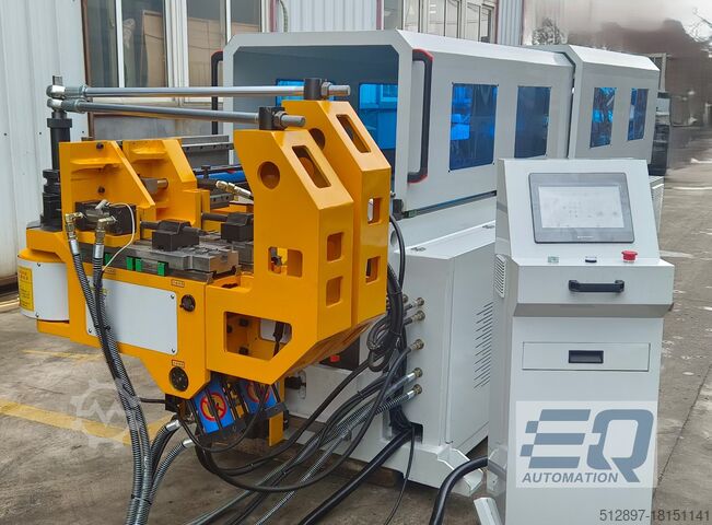 Stroje na zpracování trubek CNC ohýbačka/pila EQ Automation BEND60SAW40