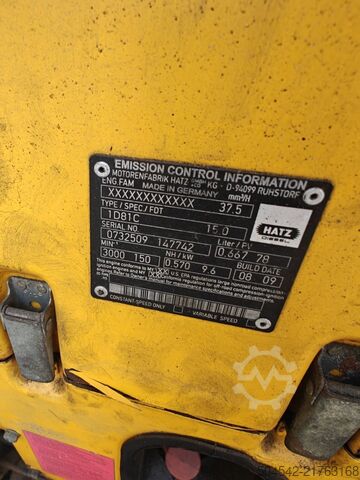 Bouwmachine Hatz 1D81C