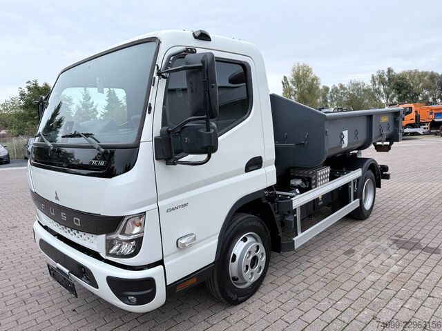 Φορτηγό ανατρεπόμενο βαν FUSO Canter 7C18 HYFA Abrollkipper inkl. Mulde