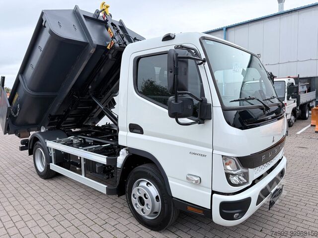 Φορτηγό ανατρεπόμενο βαν FUSO Canter 7C18 HYFA Abrollkipper inkl. Mulde